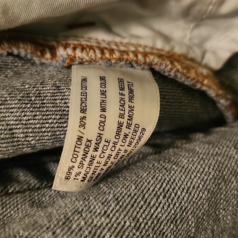AVA & VIV Denim skirt A-line Med clean blue - Picture 6 of 7